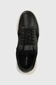 Tommy Hilfiger bőr sportcipő MODERN RUNNER PREMIUM LTH fekete FM0FM04879