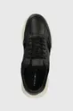 μαύρο Δερμάτινα αθλητικά παπούτσια Tommy Hilfiger MODERN RUNNER PREMIUM LTH