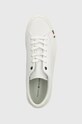 Кожаные кроссовки Tommy Hilfiger THICK VULC LOW PREMIUM LTH белый FM0FM04881