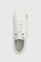 biały Tommy Hilfiger sneakersy skórzane THICK VULC LOW PREMIUM LTH