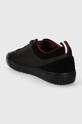 Obuwie Tommy Hilfiger sneakersy skórzane TH HI VULC CLEAT LOW LTH MIX FM0FM04884 czarny