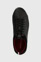 μαύρο Δερμάτινα αθλητικά παπούτσια Tommy Hilfiger TH HI VULC CLEAT LOW LTH MIX