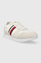 Sneakers boty Tommy Hilfiger RUNNER EVO MIX ESS FM0FM04886 bílá SS24