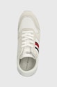 Sneakers boty Tommy Hilfiger RUNNER EVO MIX ESS bílá FM0FM04886