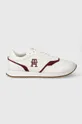 bianco Tommy Hilfiger sneakers RUNNER EVO MIX LTH MIX Uomo
