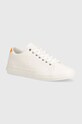 Tommy Hilfiger sneakersy skórzane TH HI VULC STREET LOW LTH ESS niska biały FM0FM04896