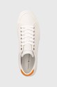Tommy Hilfiger sneakersy skórzane TH HI VULC STREET LOW LTH ESS biały FM0FM04896