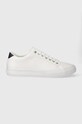 Tommy Hilfiger sneakersy skórzane TH HI VULC STREET LOW LTH ESS niska biały FM0FM04896