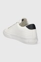 Obuwie Tommy Hilfiger sneakersy skórzane TH HI VULC STREET LOW LTH ESS FM0FM04896 biały
