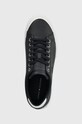 Tommy Hilfiger sneakersy skórzane TH HI VULC STREET LOW LTH ESS granatowy FM0FM04896