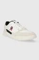 Tommy Hilfiger sneakers in pelle ELEVATED CUPSOLE LTH MIX bianco