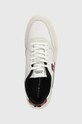 Tommy Hilfiger sneakersy skórzane ELEVATED CUPSOLE LTH MIX biały FM0FM04929