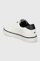 Obuwie Tommy Hilfiger tenisówki skórzane TH HI VULC CORE LOW LEATHER ESS FM0FM05041 biały