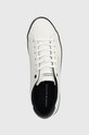 Кожаные кеды Tommy Hilfiger TH HI VULC CORE LOW LEATHER ESS белый FM0FM05041