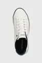 λευκό Δερμάτινα ελαφριά παπούτσια Tommy Hilfiger TH HI VULC CORE LOW LEATHER ESS