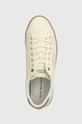 бежевий Шкіряні кеди Tommy Hilfiger TH HI VULC CORE LOW LEATHER ESS