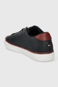 Usnjene teniske Tommy Hilfiger TH HI VULC CORE LOW LEATHER ESS Zunanjost: Sintetični material, Naravno usnje Notranjost: Tekstilni material Podplat: Sintetični material