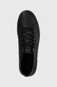 Δερμάτινα αθλητικά παπούτσια Tommy Hilfiger HI VULC LEATHER DETAIL μαύρο FM0FM05045
