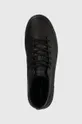 μαύρο Δερμάτινα αθλητικά παπούτσια Tommy Hilfiger HI VULC LEATHER DETAIL