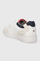 Obuwie Tommy Hilfiger sneakersy TH BASKET CORE LTH MIX ESS FM0FM05058 biały