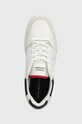 Tommy Hilfiger sneakersy TH BASKET CORE LTH MIX ESS biały FM0FM05058