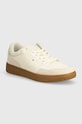 Tenisky Tommy Hilfiger TH BASKET CORE LTH MIX ESS přírodní kůže béžová FM0FM05058
