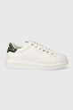 bianco Karl Lagerfeld sneakers in pelle KAPRI MENS Uomo