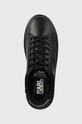 Kožené tenisky Karl Lagerfeld KAPRI MENS černá KL52574.00X