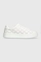 Karl Lagerfeld sneakers in pelle MAXI KUP bassa bianco KL52224.011