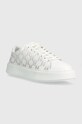 Karl Lagerfeld sneakersy skórzane MAXI KUP KL52224.011 biały SS24