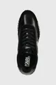 μαύρο Δερμάτινα αθλητικά παπούτσια Karl Lagerfeld VELOCITOR II