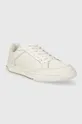 Calvin Klein sneakers in pelle LOW TOP LACE UP LTH bianco