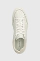 Шкіряні кросівки Calvin Klein LOW TOP LACE UP LTH білий HM0HM01455