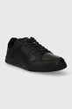 Calvin Klein sneakersy skórzane LOW TOP LACE UP LTH HM0HM01455 czarny SS24