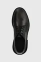 crna Kožne cipele Calvin Klein POSTMAN DERBY