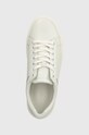 Calvin Klein sneakersy skórzane LOW TOP LACE UP ARCHIVE STRIPE biały HM0HM01292