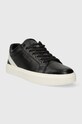 Calvin Klein sneakers din piele LOW TOP LACE UP ARCHIVE STRIPE HM0HM01292 negru SS24