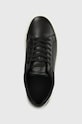Calvin Klein sneakers din piele LOW TOP LACE UP ARCHIVE STRIPE negru HM0HM01292