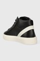 Παπούτσια Δερμάτινα αθλητικά παπούτσια Calvin Klein HIGH TOP LACE UP ARCHIVE STRIPE HM0HM01291 μαύρο