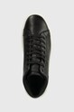 Calvin Klein sneakersy skórzane HIGH TOP LACE UP ARCHIVE STRIPE czarny HM0HM01291