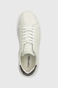 Шкіряні кросівки Calvin Klein LOW TOP LACE UP PET білий HM0HM01288