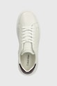 Calvin Klein sneakers din piele LOW TOP LACE UP PET alb HM0HM01288
