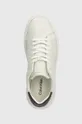 λευκό Δερμάτινα αθλητικά παπούτσια Calvin Klein LOW TOP LACE UP PET