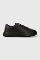 Calvin Klein bőr sportcipő LOW TOP LACE UP PET Planet friendly fekete HM0HM01288
