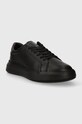 Calvin Klein bőr sportcipő LOW TOP LACE UP PET HM0HM01288 fekete SS24