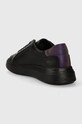Cipők Calvin Klein bőr sportcipő LOW TOP LACE UP PET HM0HM01288 fekete