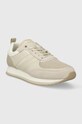 Шкіряні кросівки Calvin Klein LOW TOP LACE UP MIX HM0HM01280 бежевий SS24