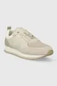 Calvin Klein sneakers in pelle LOW TOP LACE UP MIX beige