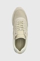 Шкіряні кросівки Calvin Klein LOW TOP LACE UP MIX бежевий HM0HM01280