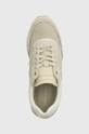 beige Calvin Klein sneakers in pelle LOW TOP LACE UP MIX